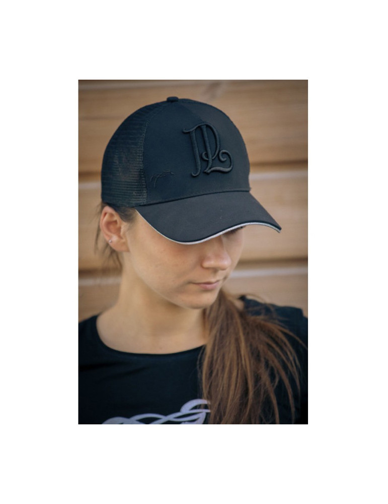 casquette pénélope mesh noir - Nature Horse Langon