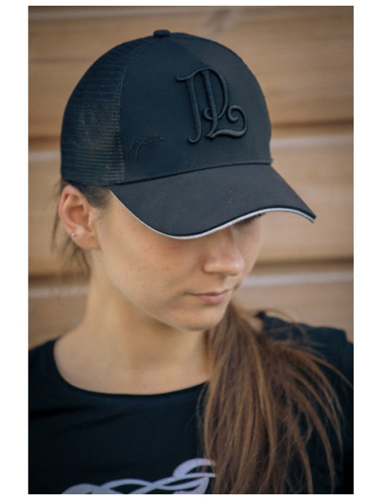 casquette pénélope mesh noir - Nature Horse Langon