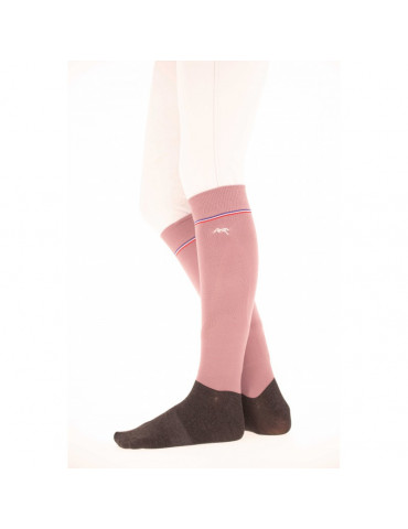 Chaussette penelope rose poudrée taille 40/42 - Nature Horse Langon