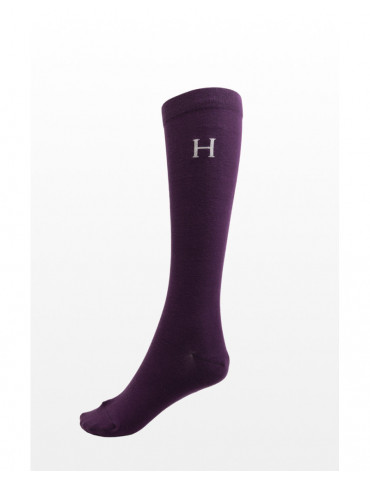 Chaussettes Aiko dark purple 40/46 - Nature Horse Langon 2