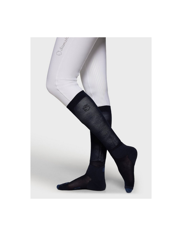 Chaussettes Balzane aiflow navy M - Nature Horse Langon