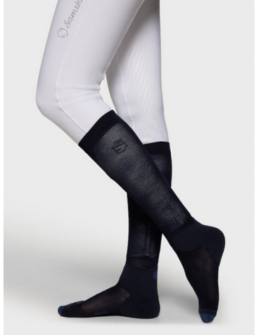 Chaussettes Balzane aiflow navy S - Nature Horse Langon