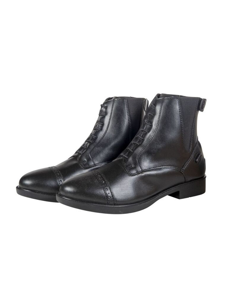 Boots en cuir synthétique -Sheffield- Style 1900 noir taille 42 - Natu