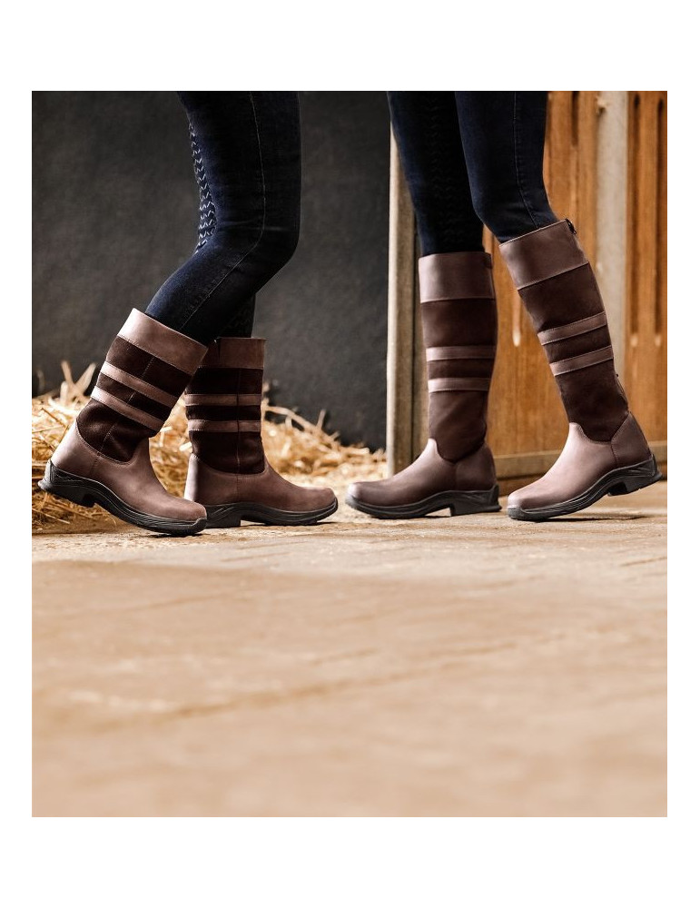 Bottes d'écurie OKLAOMA marron 39 - Nature Horse Langon