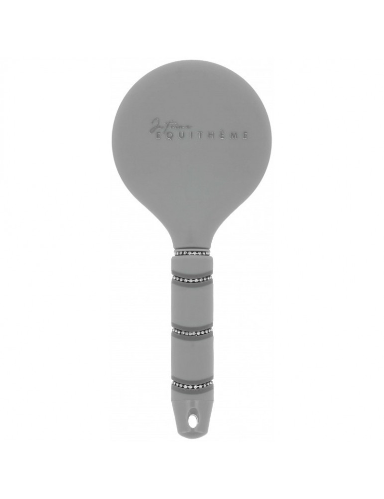 Brosse à crin Je T'aime Strass Marron - Nature Horse Langon